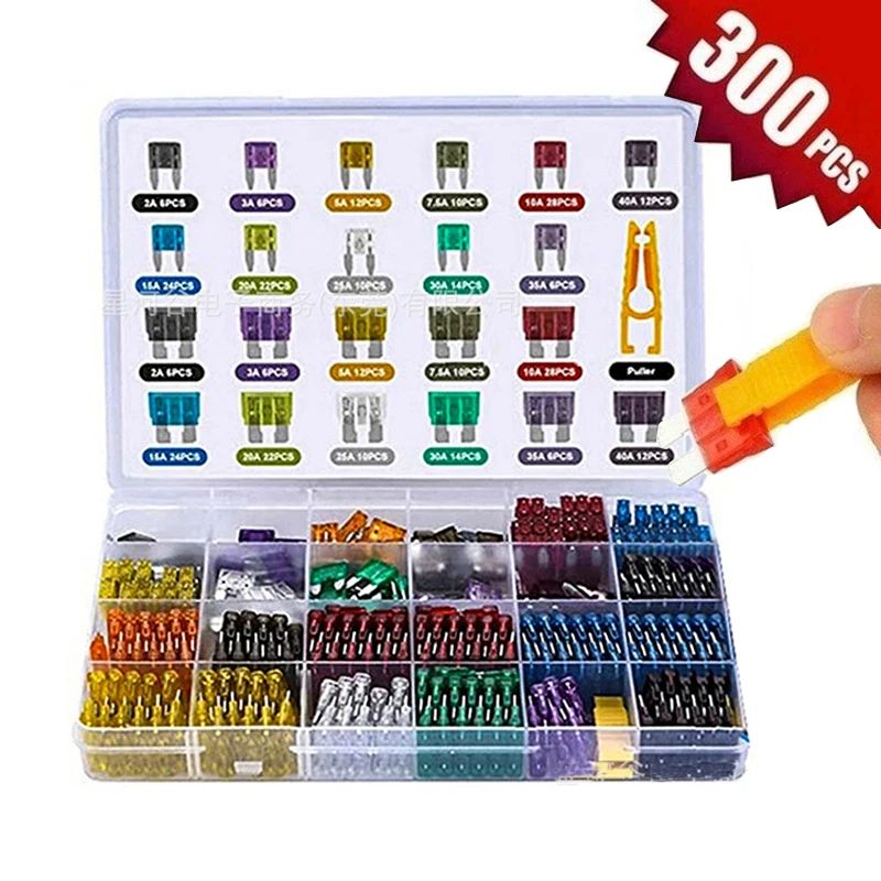 Comprehensive Car Fuse Blade Fuse Kit Assorted Auto Fuses With Puller For Cars Trucks And SUVs 9