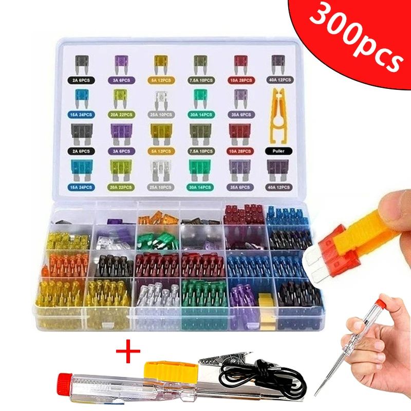 Comprehensive Car Fuse Blade Fuse Kit Assorted Auto Fuses With Puller For Cars Trucks And SUVs 10