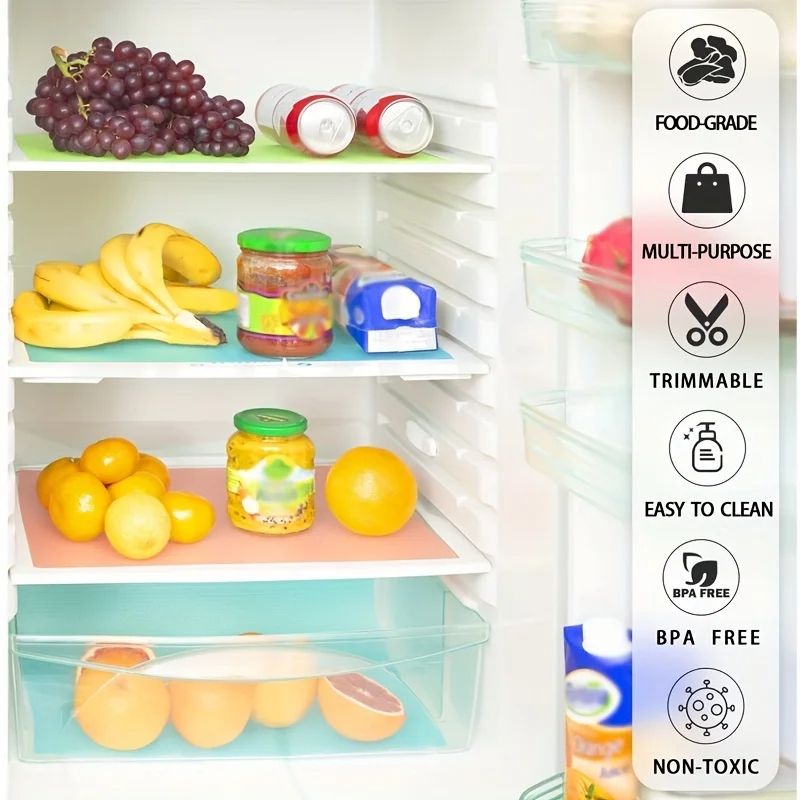 Washable EVA Fridge Liner Mat Waterproof MildewResistant Pad AntiOil HeatInsulated Cabinet Drawer F 1