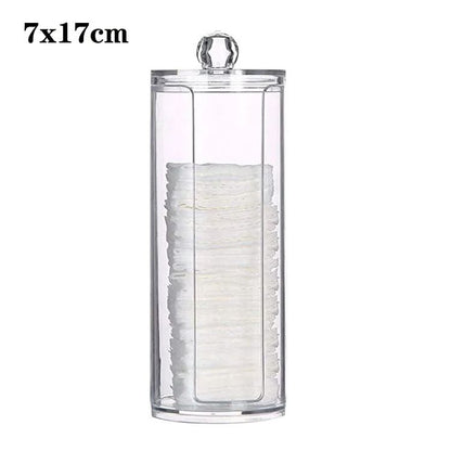 Makeup Cotton Pad Organizer Bathroom Storage Box For Cotton Swabs Cosmetics  Jewelry 7