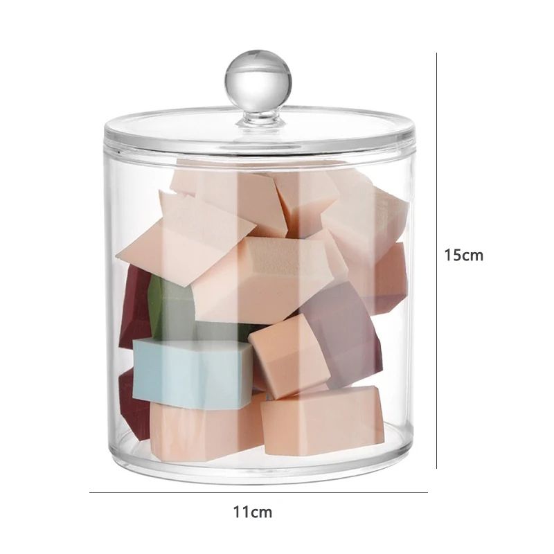 Makeup Cotton Pad Organizer Bathroom Storage Box For Cotton Swabs Cosmetics  Jewelry 11