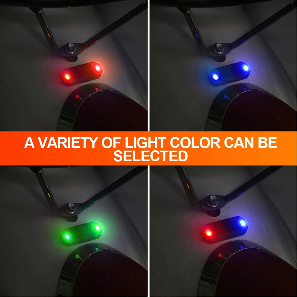 Car Mini LED Solar Power Warning Light Wireless Anti Theft Night Security Simulated Alarm Lamp