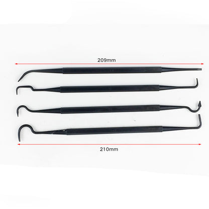 Double End Steel Wire Brush & Nylon Pick Set Universal Hunting Gun Cleaning Kit for Tactical Rifle Maintenance