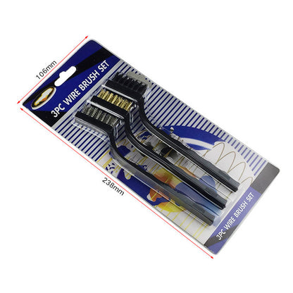 Double End Steel Wire Brush & Nylon Pick Set Universal Hunting Gun Cleaning Kit for Tactical Rifle Maintenance