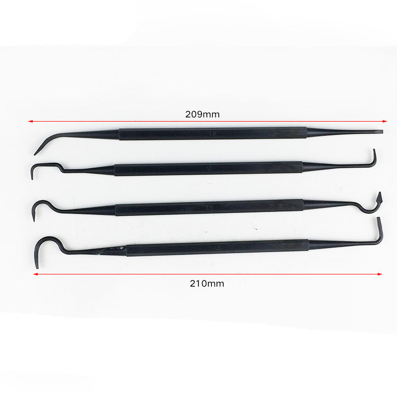 Double End Steel Wire Brush & Nylon Pick Set Universal Hunting Gun Cleaning Kit for Tactical Rifle Maintenance