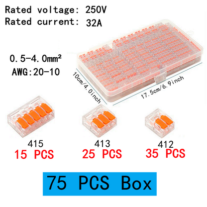 Quick Plug-in Terminals, Universal Wire Connector for Electrical Equipment