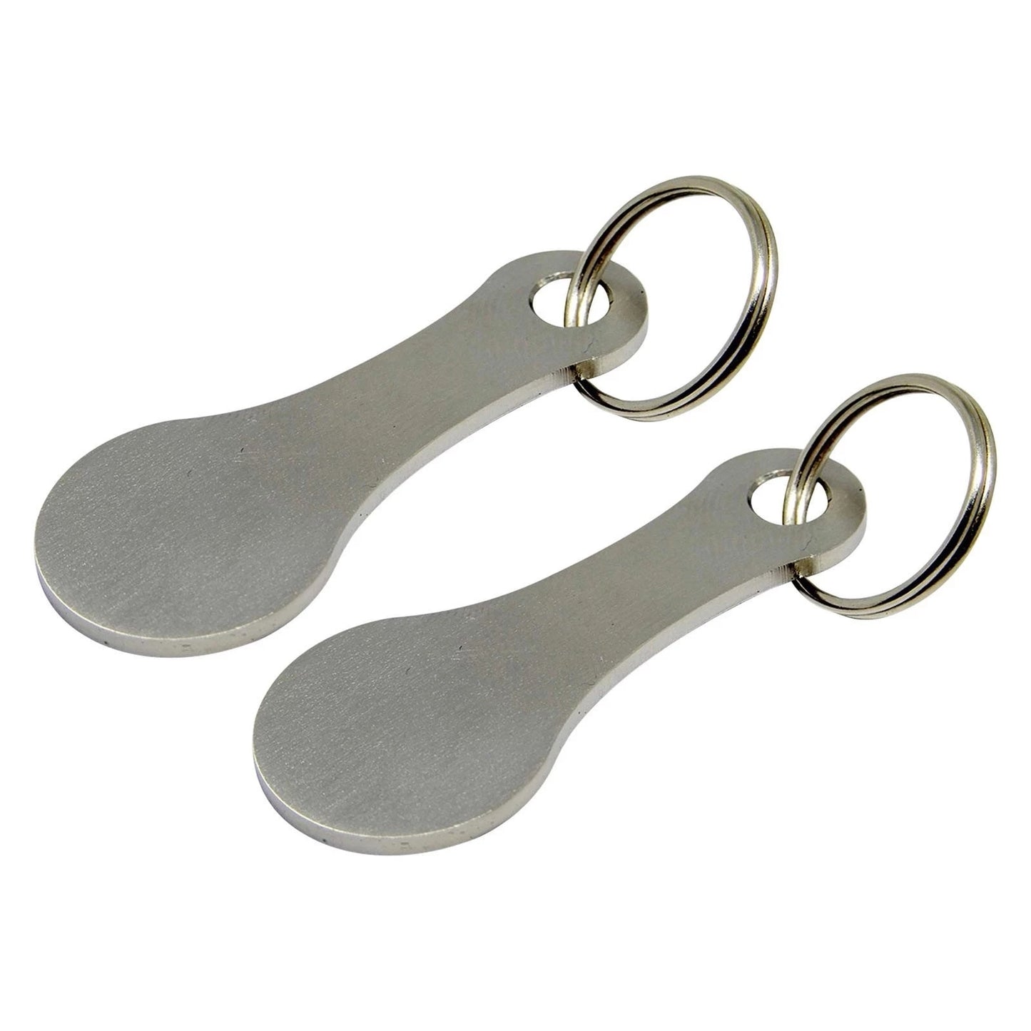 Decorative Keychain With Shopping Cart Tokens Durable Metal Trolley Coin Holder Lightweight  Rustpr 4