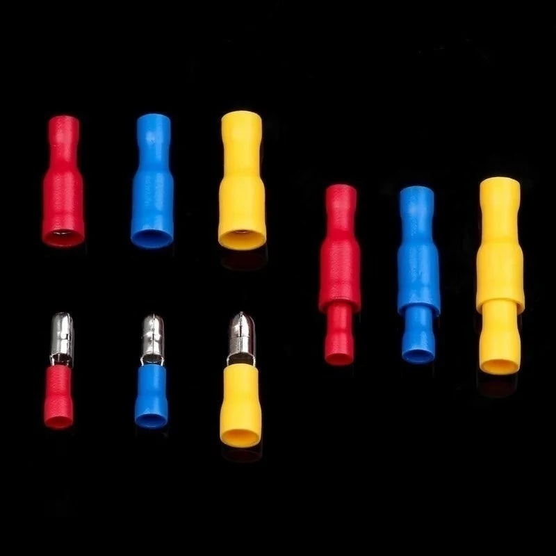 Wire Connector Kit Male Female Insulated Terminals Assorted Crimp Terminals  Spade Lugs 2