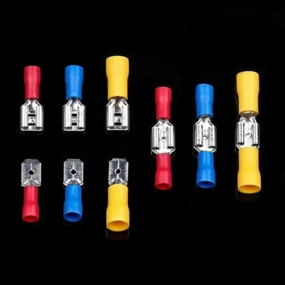 Wire Connector Kit Male Female Insulated Terminals Assorted Crimp Terminals  Spade Lugs 3