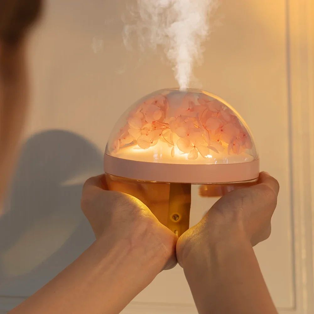 Portable Air Humidifier USB Rechargeable With Colorful LED Mist Maker For Home  Office 1