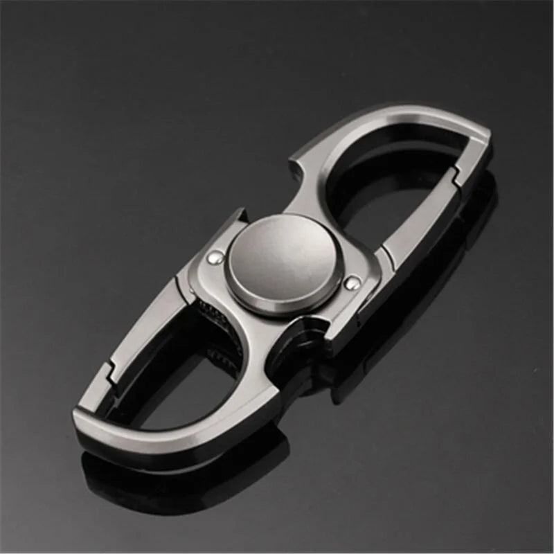 Finger Spinner Fidget Hand Spinner Anti Anxiety Stress Relief Toy  Bottle Opener Keychain 6