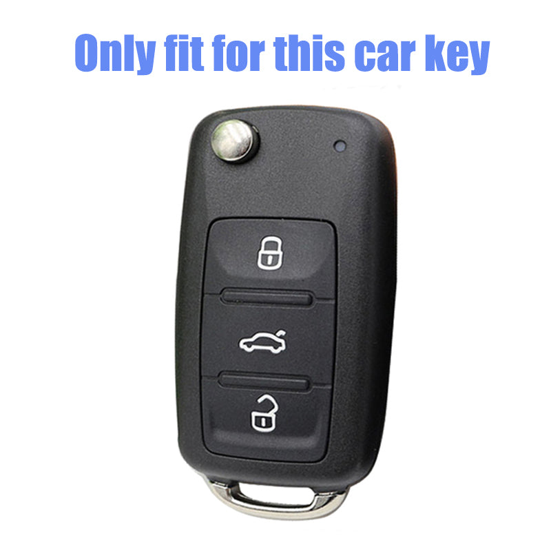 Leather TPU Car Key CaseFull Cover Protection For VW Volkswagen Polo Tiguan Passat Golf JettaLavida 1