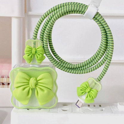 Silicone Charger Protection Cover  Cable Management Set For IPhone 6
