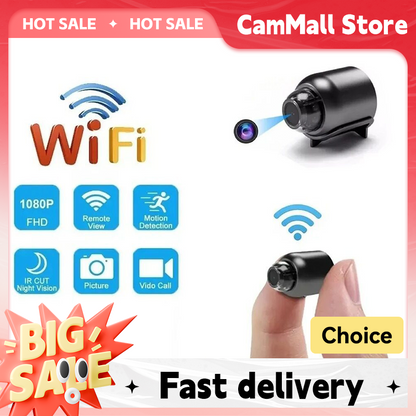Mini Spy Camera HD 1080P Compact WIFI Camera With Cyclic Recording For Outdoor  Home Surveillance 1
