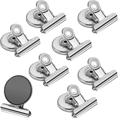 Strong Magnets Magnetic Clips Heavy Duty Bulldog Clips For Whiteboard Fridge  Photo Displays 7