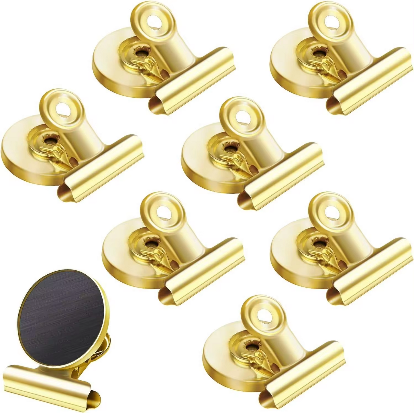 Strong Magnets Magnetic Clips Heavy Duty Bulldog Clips For Whiteboard Fridge  Photo Displays 9