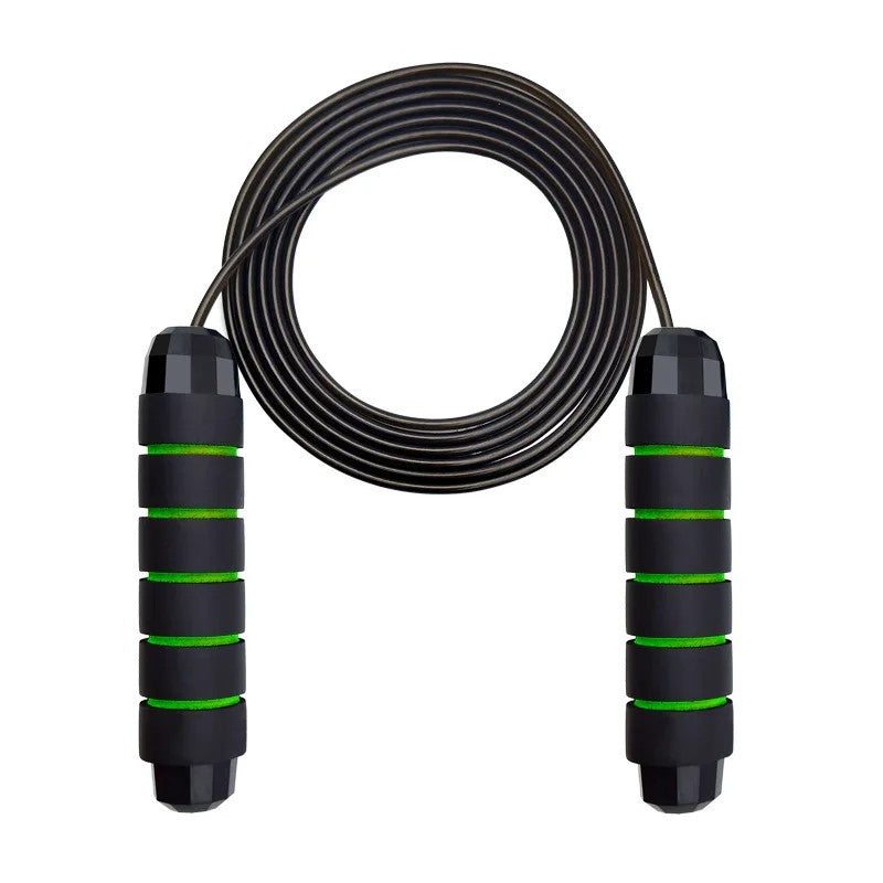 Ball Bearings Adjustable Tangle Free Speed Wire Jump Rope Workout  Slim Body Fitness Rope With Foam 8