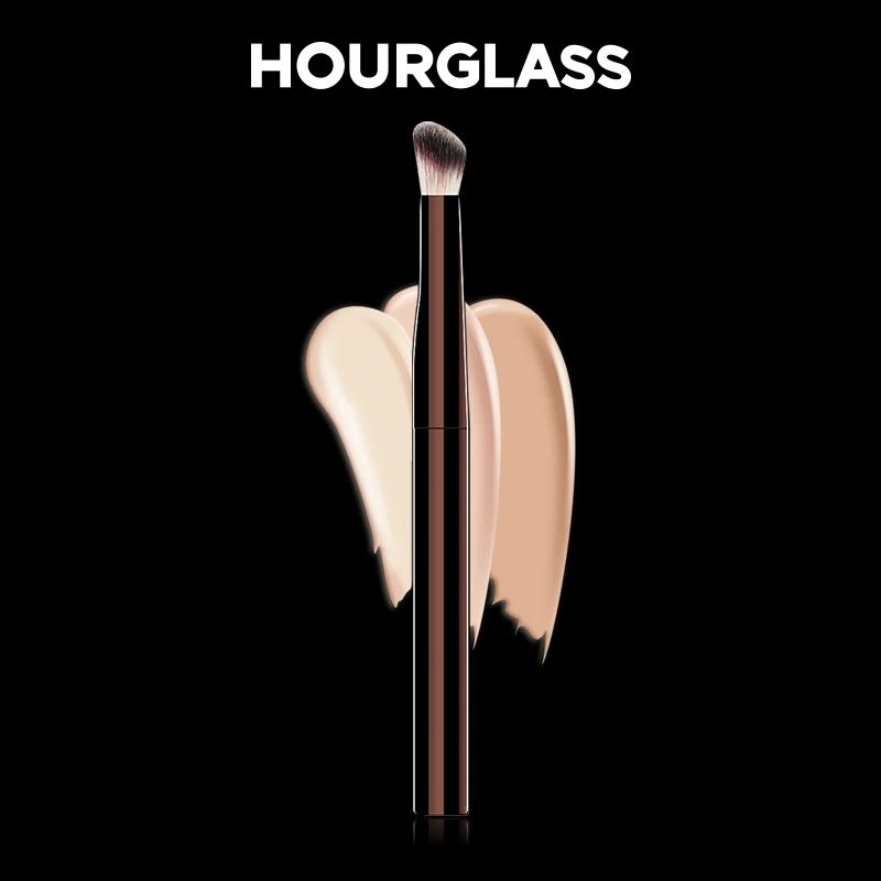 Soft Fiber Hourglass Makeup Brush Single Face Brush For Concealer  Foundation Fashion Design Beauty 3