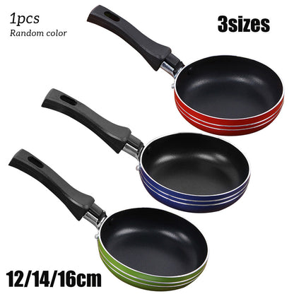 12cm14cm16cm Mini Frying Pan NonStick Steel Frypan Pot Saucepan Random Color For Cookware Kitchen C 1
