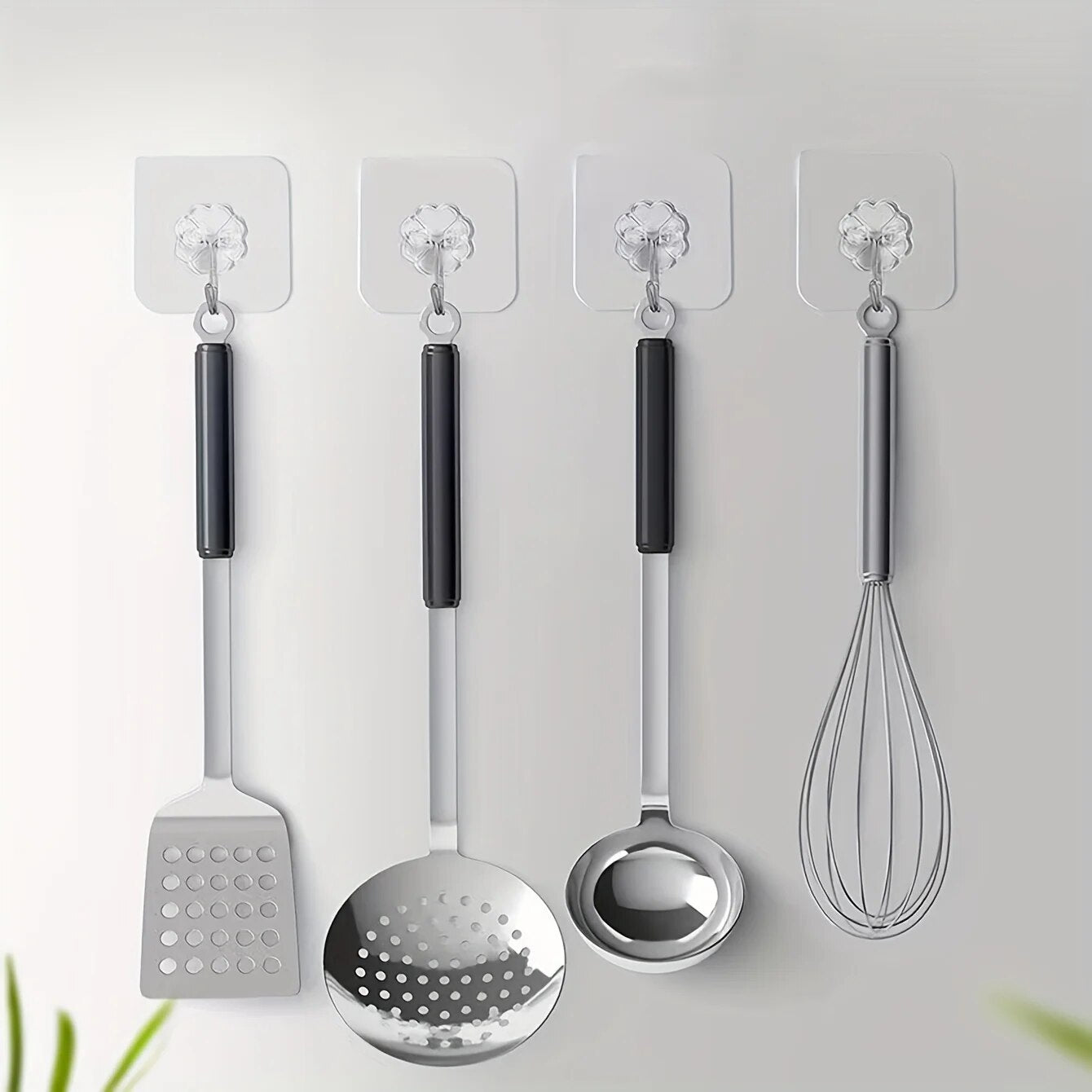 Invisible Wall Mount Hooks 30 PackHeavy Duty Adhesive Hooks For Hanging Decor Keys Towels No DrillN 1