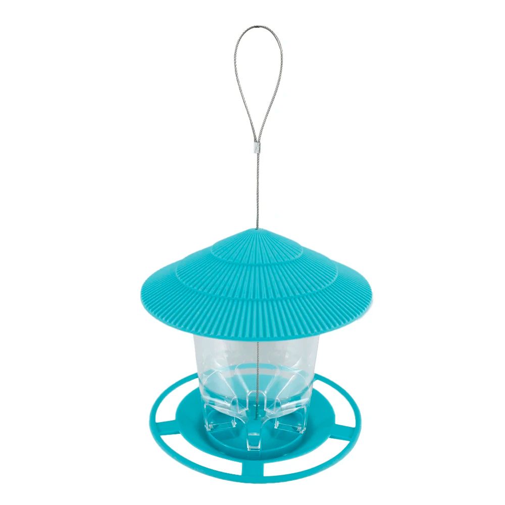 Automatic Foot Feeding Bird Feeder Outdoor Hanging Nut Dispenser With Multiple Feeding Holes And Fo 5