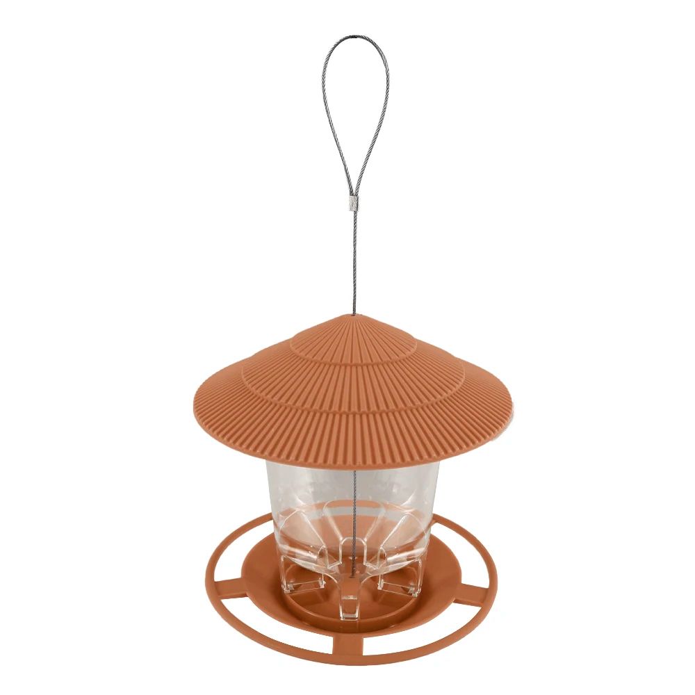 Automatic Foot Feeding Bird Feeder Outdoor Hanging Nut Dispenser With Multiple Feeding Holes And Fo 6
