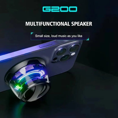 Magnetic Portable Bluetooth Speaker Mini RGB Sound Box Bluetooth 53 HD Stereo Multifunctional