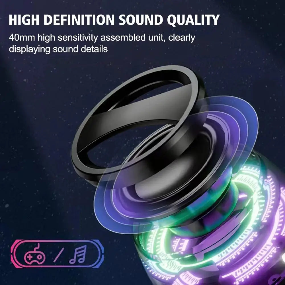Magnetic Portable Bluetooth Speaker Mini RGB Sound Box Bluetooth 53 HD Stereo Multifunctional