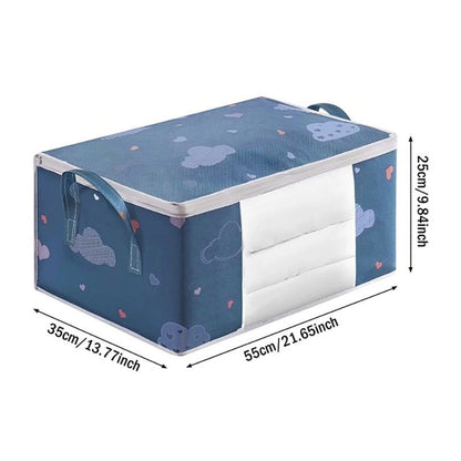 Large Capacity Storage Bag For Clothes  Blankets  Reinforced Handle  Sturdy Zipper 5