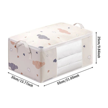 Large Capacity Storage Bag For Clothes  Blankets  Reinforced Handle  Sturdy Zipper 7