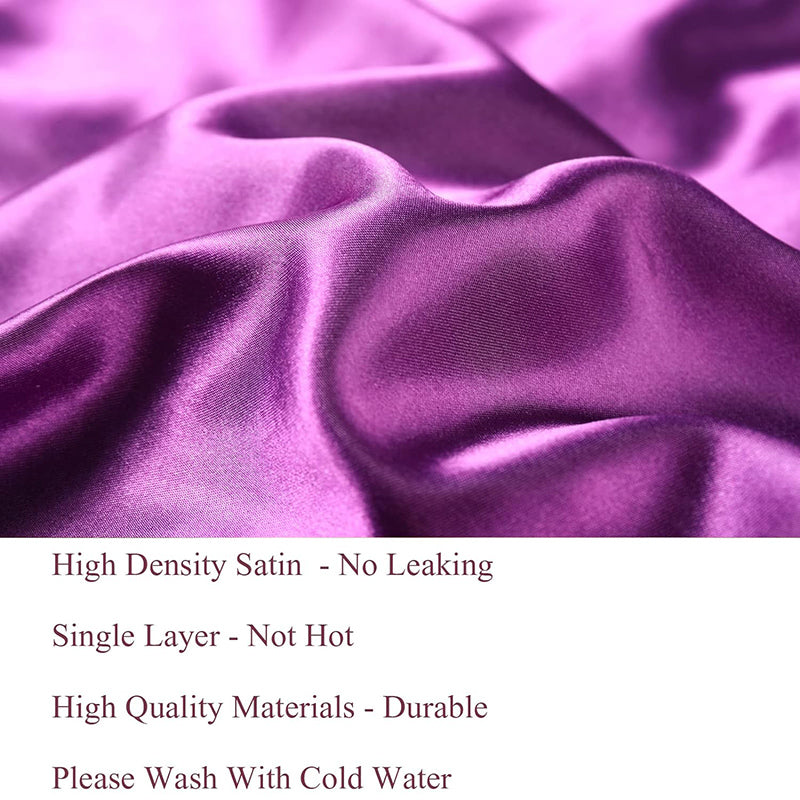 New Satin Sleeping Cap For Women Solid Wide Band Stretch Bonnet For Hair Care  Night Protection 5