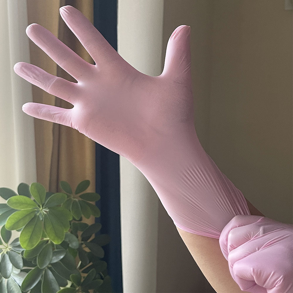 Disposable Nitrile Gloves Waterproof Anti Static  Durable For Kitchen Cooking  Cleaning 2