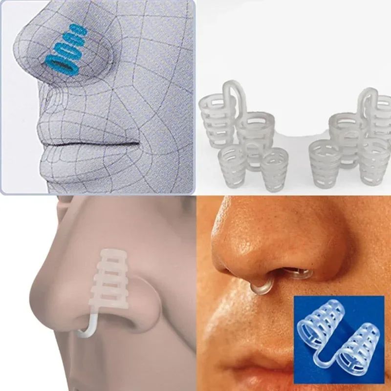 Anti Snore Nose Clip Set Comfortable Nasal Dilators For Snoring  Sleep Apnea Relief 1
