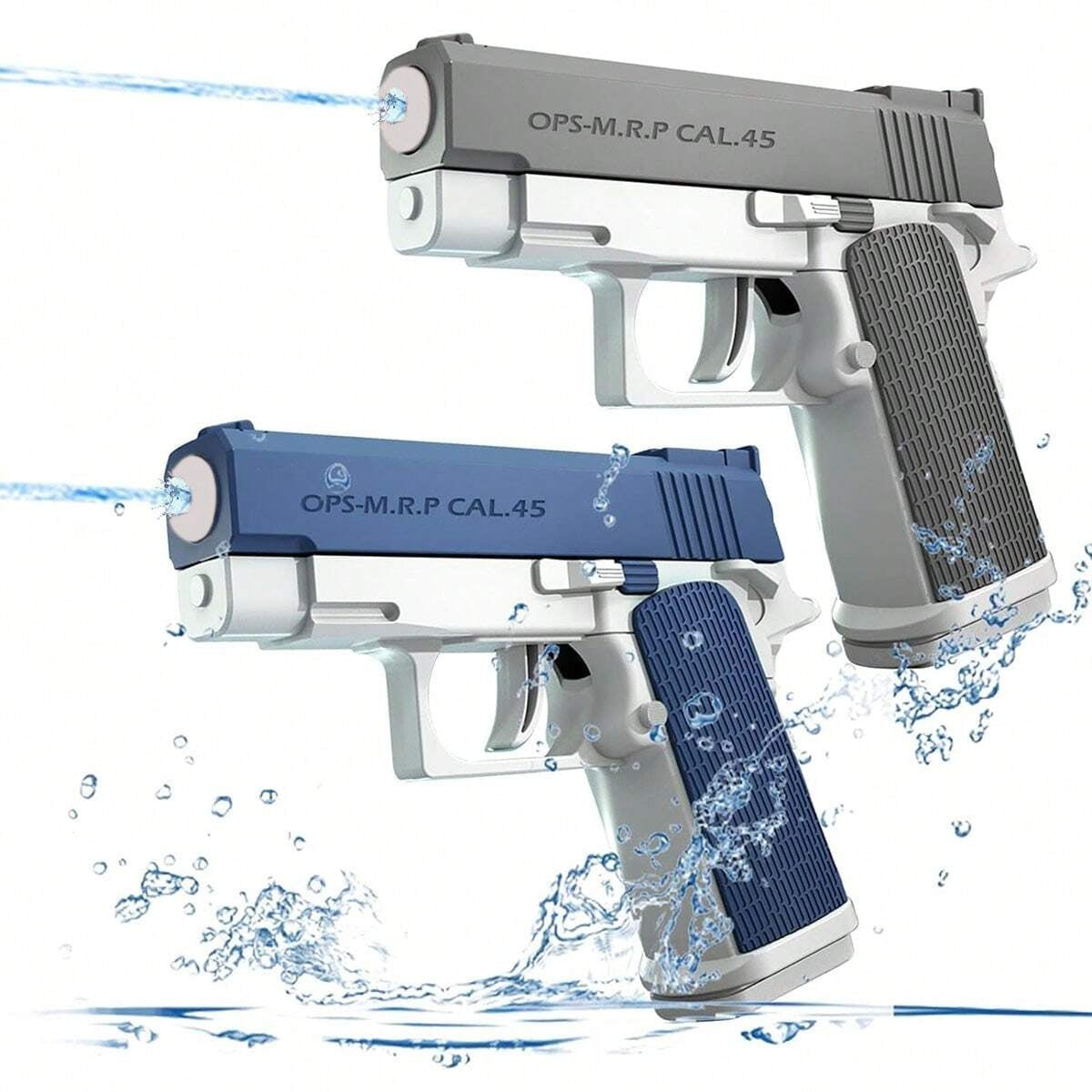 Water Blaster Guns Set Long Range Shooting Water Pistols For Backyard GamesPool Parties  Beach FunD 4