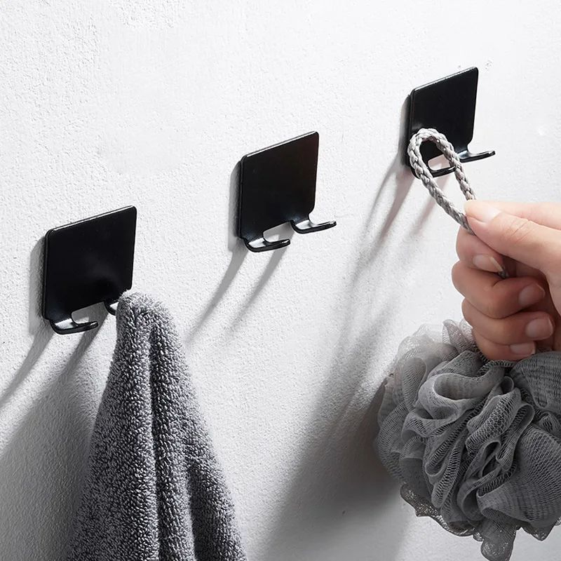 MultiFunction Men Shaving Shaver Storage Rack Stainless Steel Hook Wall Shelf Razor Holder For Bath 2