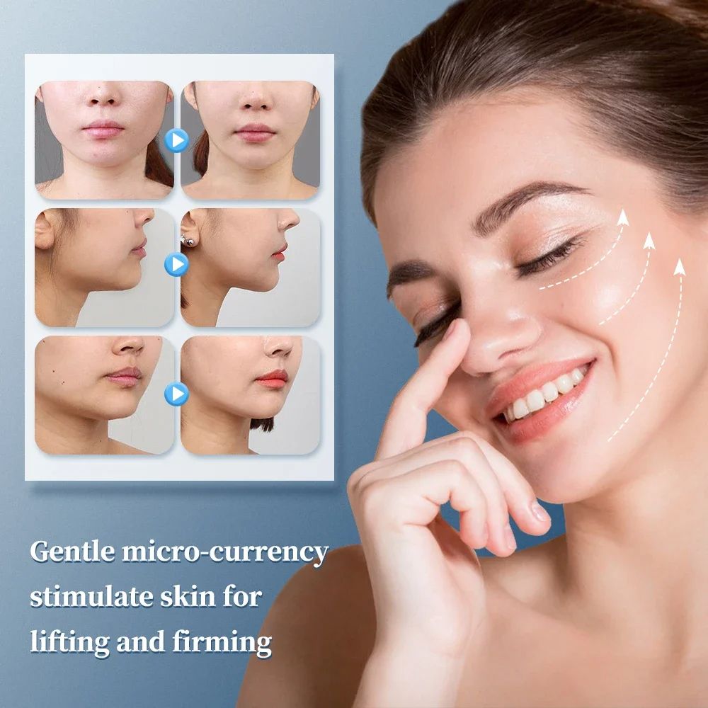 Microcurrent EMS Face Massager  Facial Lifting  Skin Care Tool For Dark Circles  Wrinkles 5