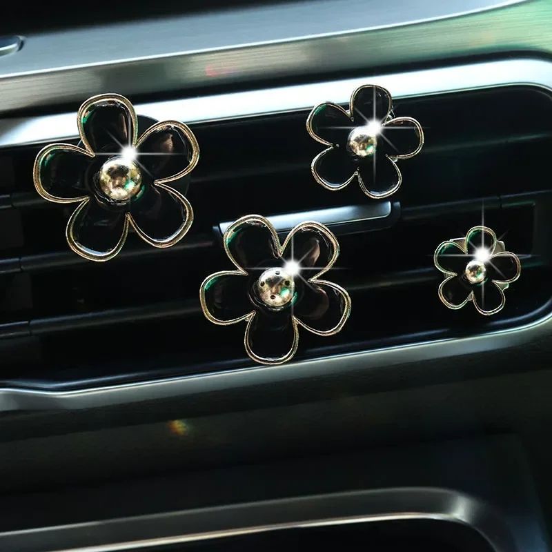 Car Outlet Vent Perfume Clips Small Daisy Car Air Freshener And Aromatherapy Interior Decoration Ac 1