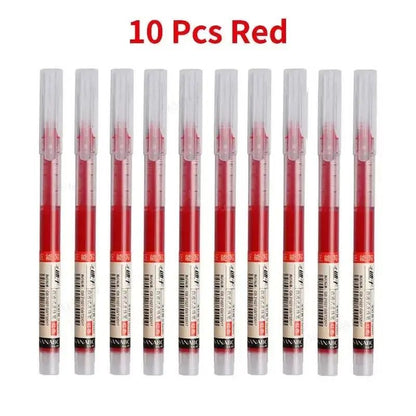 Straight Liquid Gel Pens QuickDrying LargeCapacity 05mm Ink For School  Office Writing 8