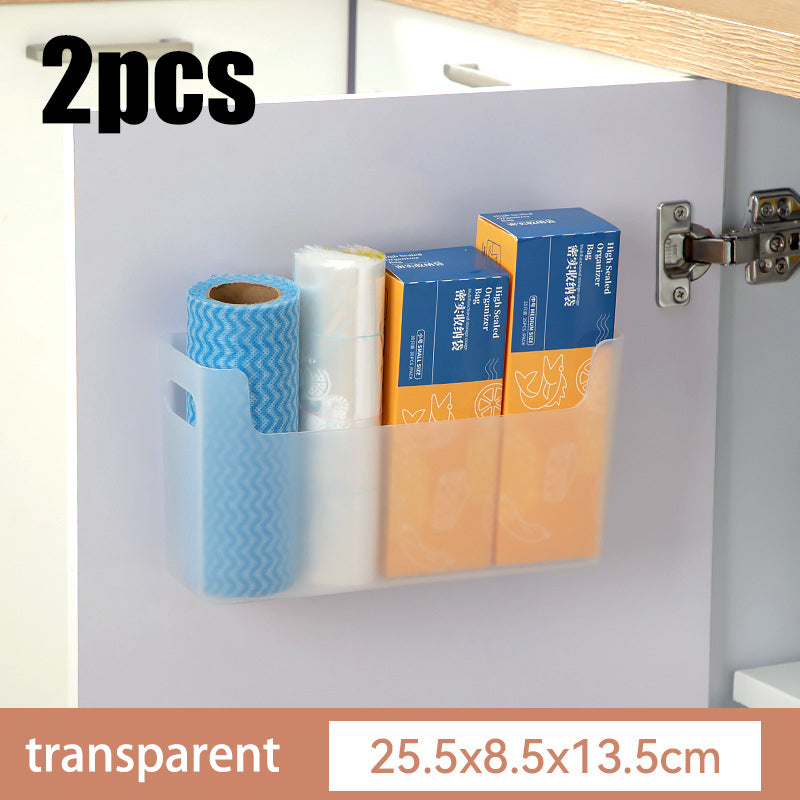 NonPerforated Clish Film Rack  Inside Cabinet Wall Shelf Spice Rack  Dish Drying Rack For Kitchen 12