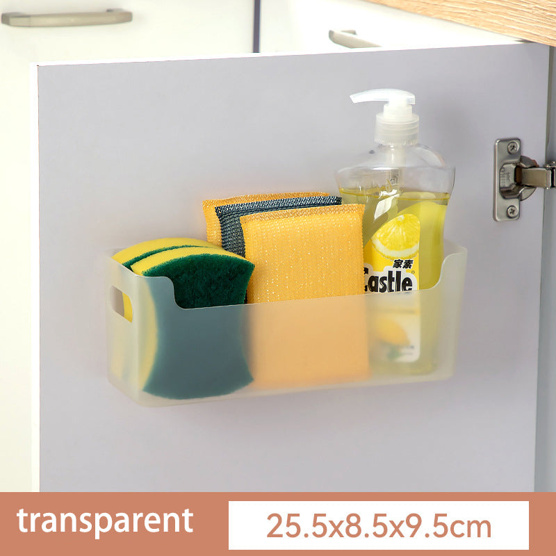 NonPerforated Clish Film Rack  Inside Cabinet Wall Shelf Spice Rack  Dish Drying Rack For Kitchen 8