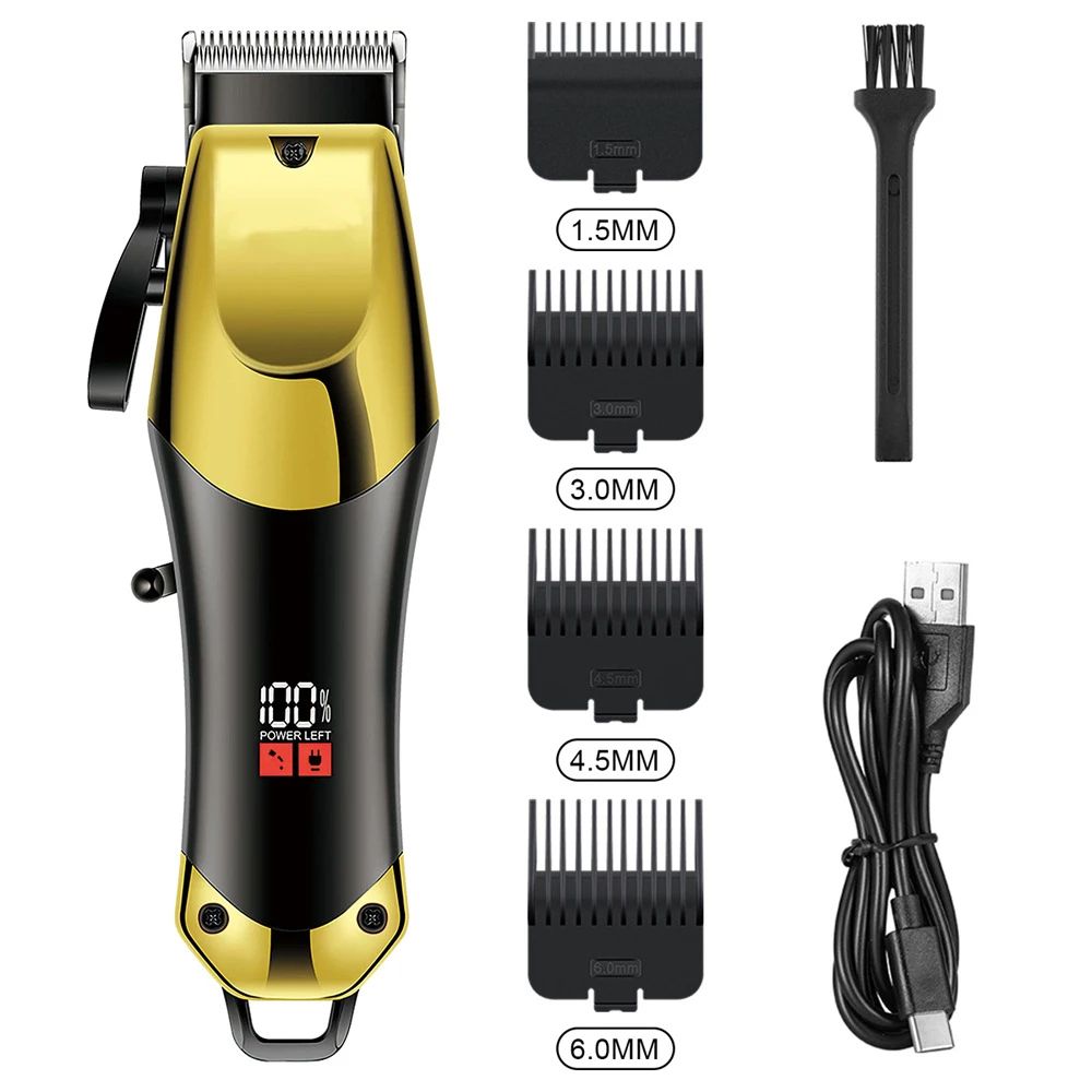 Professional ThreePiece Hair Clippers Set For Men USB Rechargeable Trimmer Ideal For Home Use Fade