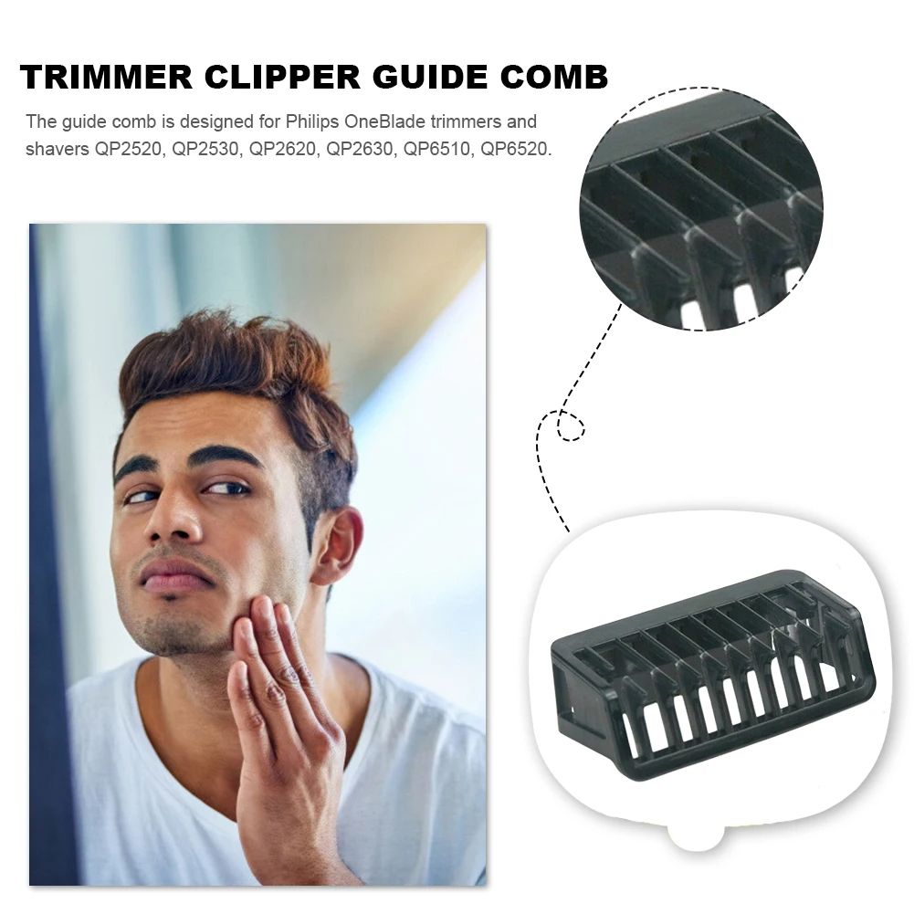 Comb Trimmer Clipper For Philips OneBlade Beard Guide Caliper Cutter Head 4