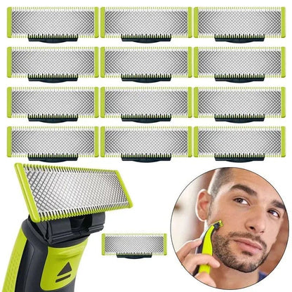 Electric Trimmer Shaver Replacement Kit for OneBlade Shaver, Universal Fit, Long-Lasting Blades