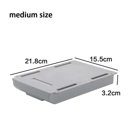 Hidden Storage Box SelfAdhesive Desk Drawer Organizer For Stationery  Cosmetics 7