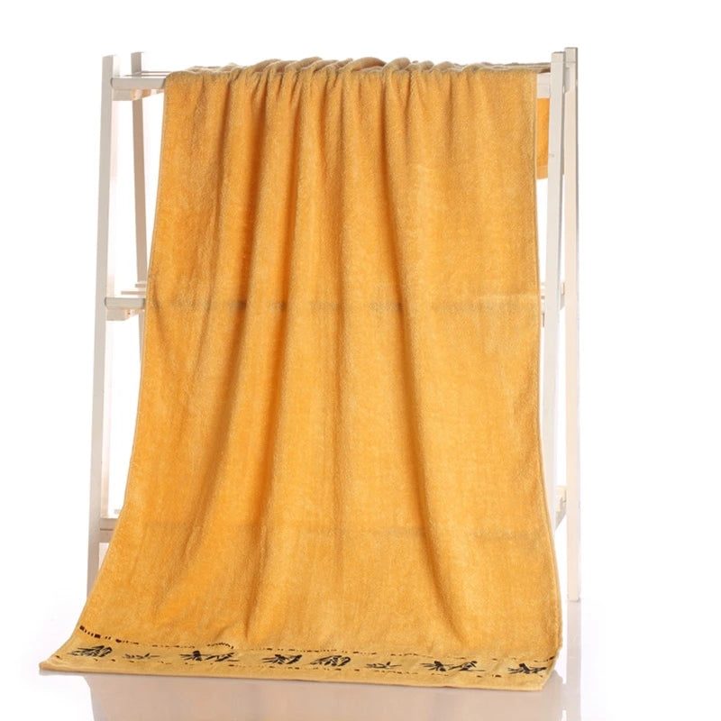 Premium Bamboo Fiber Towels Set UltraSoft Thick  Absorbent Luxury Bath Towels For Adults 7