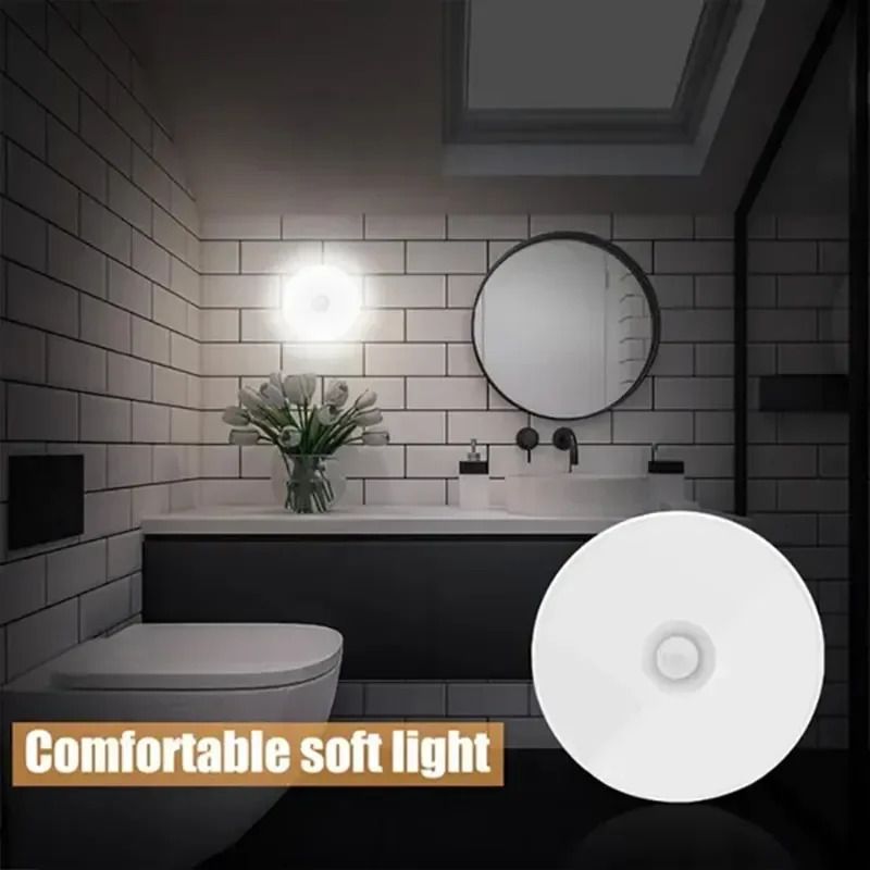 Wireless Magnetic Sensor Night Lamp Smart LED Lighting with Human Body Detection  USB Charging