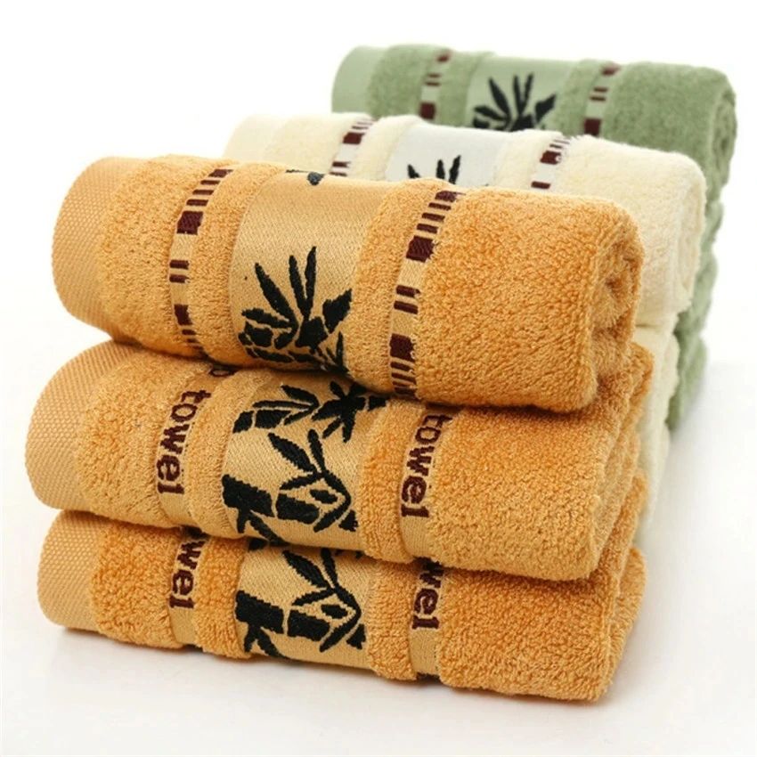 Premium Bamboo Fiber Towels Set UltraSoft Thick  Absorbent Luxury Bath Towels For Adults 2