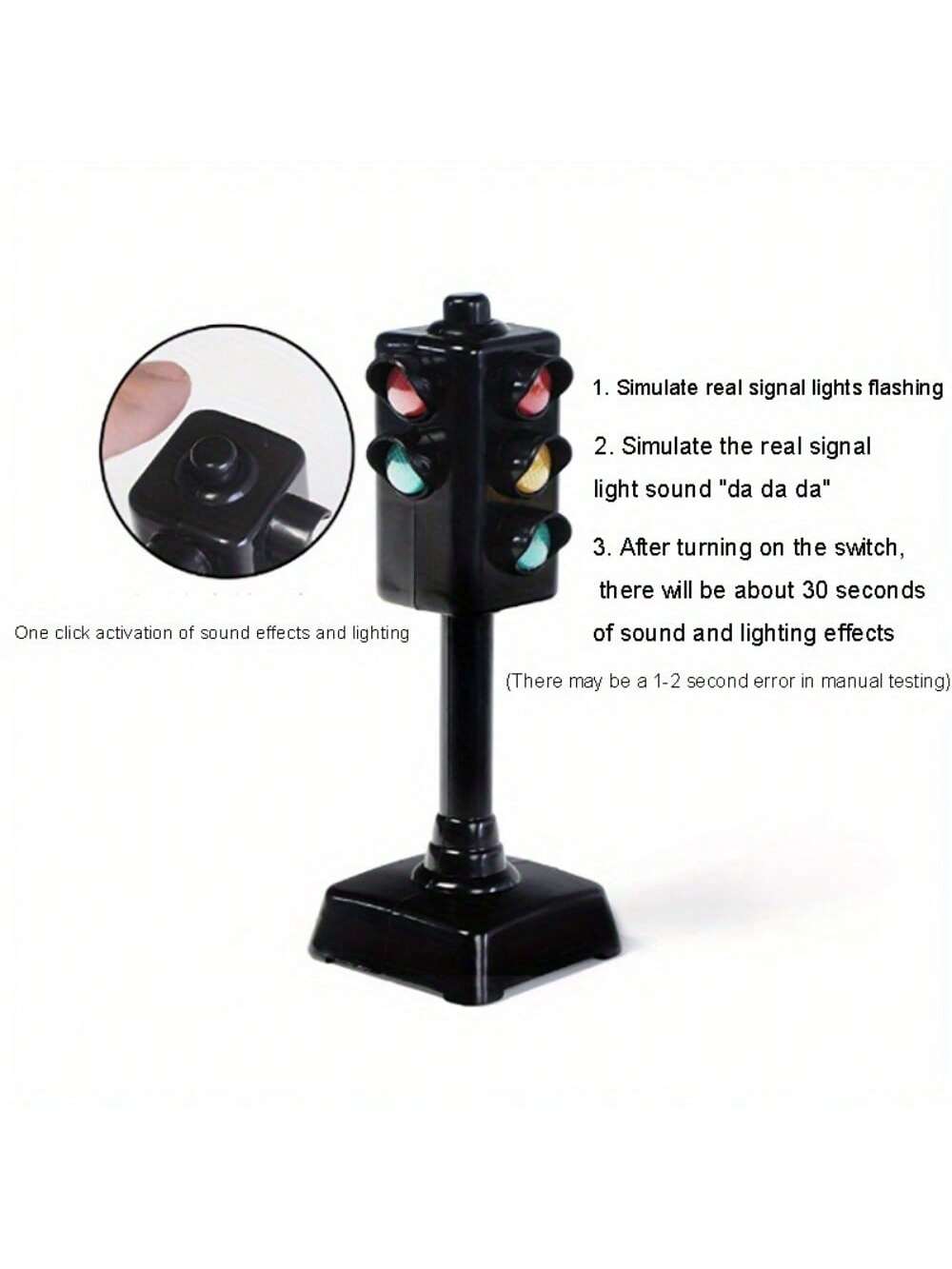 Mini Traffic Signs Road Light BlockChildren Safety Education Kids Puzzle Traffic Light Toy Kids