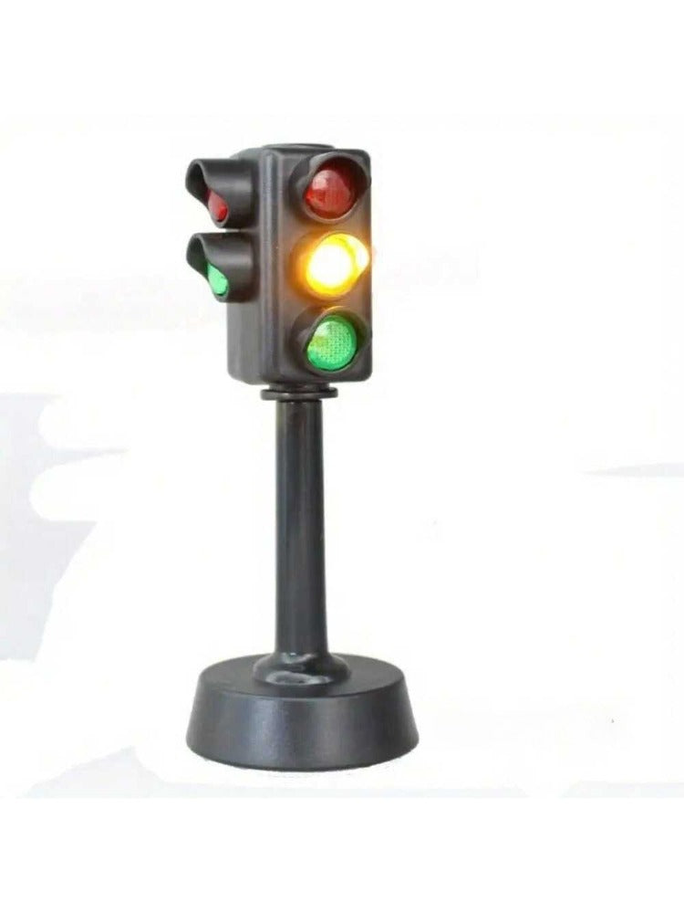 Mini Traffic Signs Road Light BlockChildren Safety Education Kids Puzzle Traffic Light Toy Kids