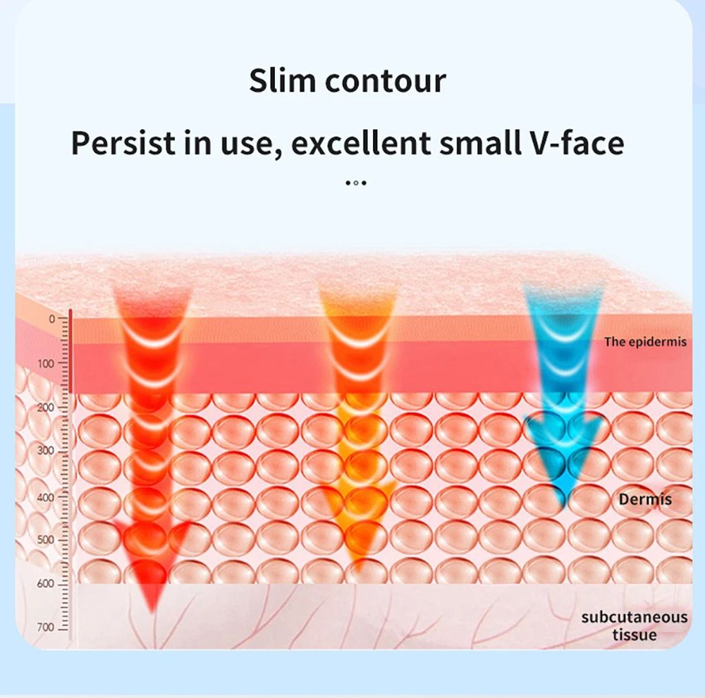EMS Face Lifting Massager AntiWrinkle VFace Device For Double Chin Removal  Skin Firming 3